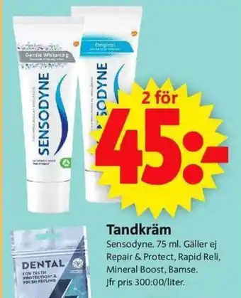 ICA Supermarket Tandkräm erbjuda