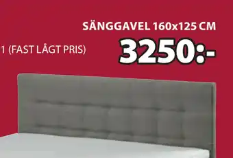 JYSK SÄNGGAVEL 160x125 CM erbjuda