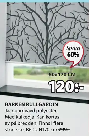 JYSK BARKEN RULLGARDIN erbjuda
