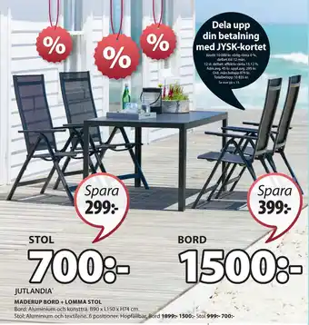 JYSK MADERUP BORD erbjuda