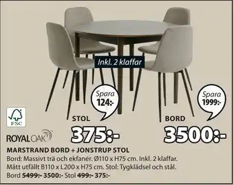 JYSK BORD erbjuda