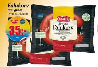Extra Mjällby Stormarknad Falukorv erbjuda