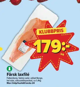 Östenssons Färsk laxfilé erbjuda