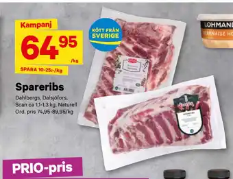 City Gross Spareribs erbjuda