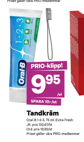 City Gross Tandkräm erbjuda