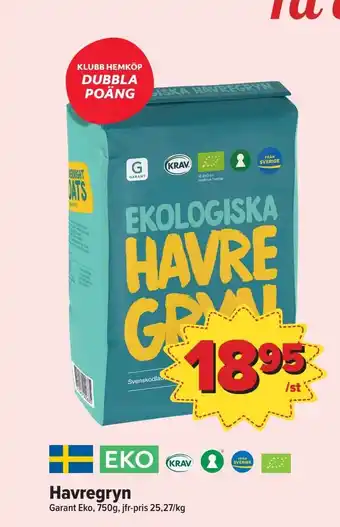 Östenssons Havregryn erbjuda