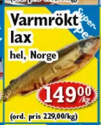 T-jarlen Varmrökt lax erbjuda