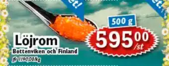 T-jarlen Löjrom erbjuda