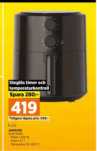 Power AIRFRYER erbjuda