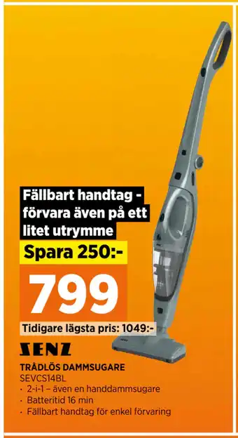Power TRÅDLÖS DAMMSUGARE erbjuda