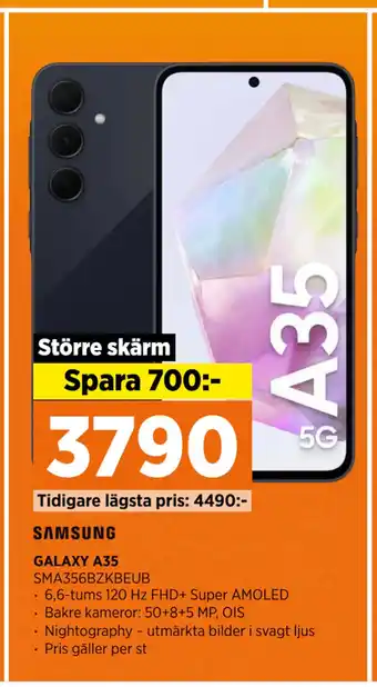 Power GALAXY A35 erbjuda