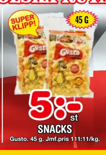 Nya Pulsen SNACKS erbjuda