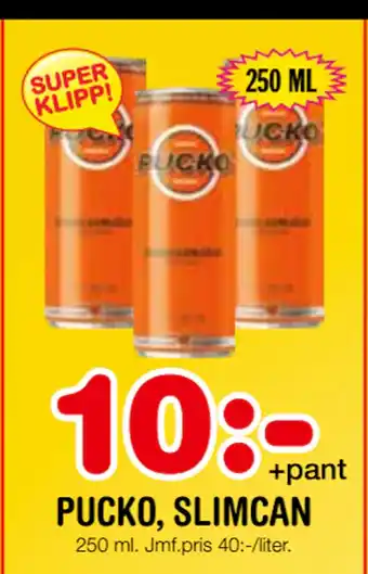 Nya Pulsen PUCKO, SLIMCAN erbjuda