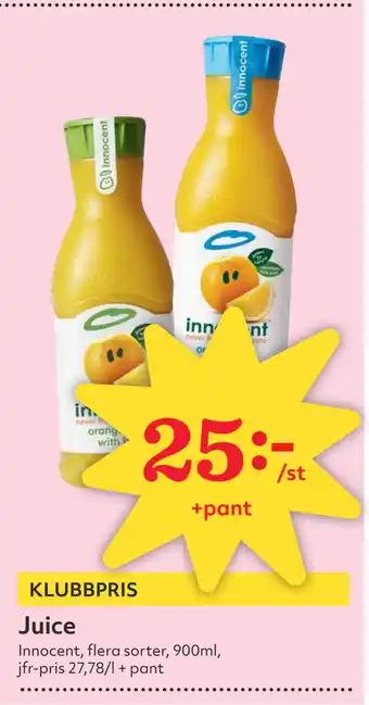 Hemköp Juice erbjuda