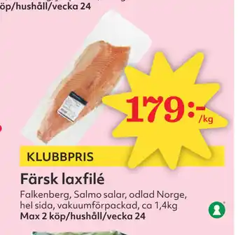 Hemköp Färsk laxfilé erbjuda