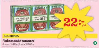 Hemköp Finkrossade tomater erbjuda