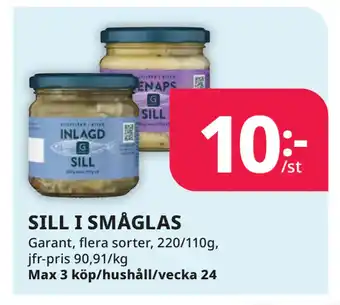 Tempo SILL I SMÅGLAS erbjuda