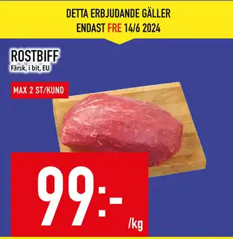 Matdax ROSTBIFF erbjuda