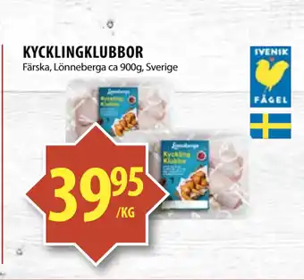 Matvärlden Tensta KYCKLINGKLUBBOR erbjuda