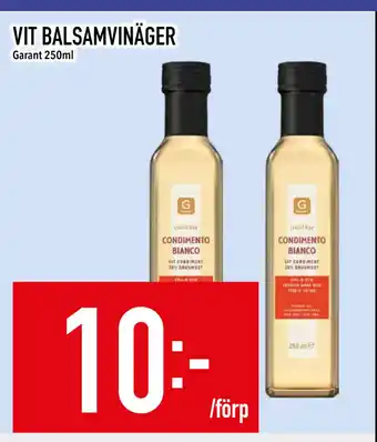 VIT BALSAMVINÄGER