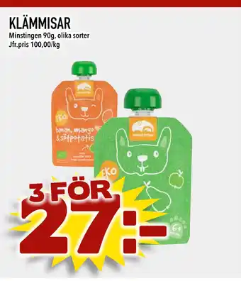 Matdax KLÄMMISAR erbjuda
