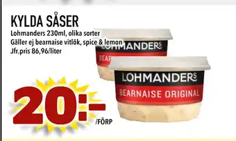 Bonum Matmarknad KYLDA SÅSER erbjuda