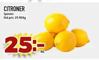 Din Mat CITRONER erbjuda
