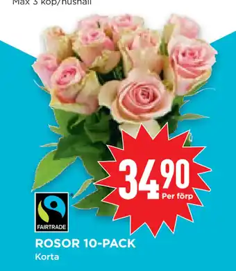 Willys Hemma ROSOR 10-PACK erbjuda