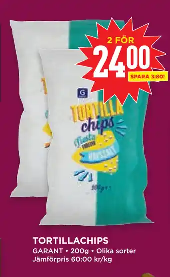 Willys Hemma TORTILLACHIPS erbjuda