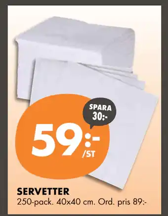 ÖoB SERVETTER erbjuda