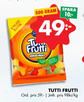 TUTTI FRUTTI