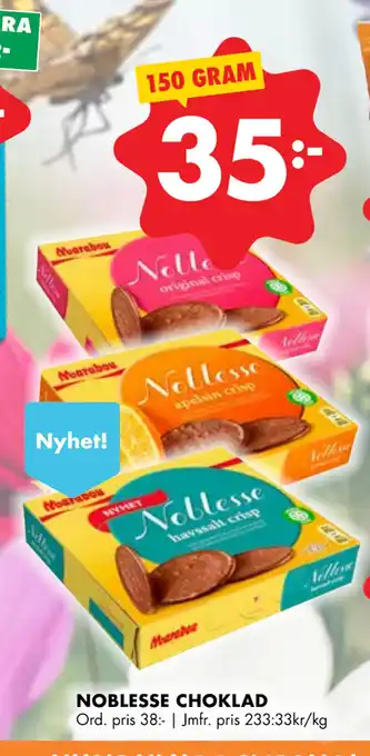 ÖoB NOBLESSE CHOKLAD erbjuda