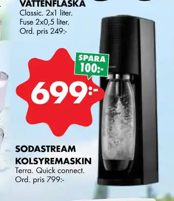 ÖoB SODASTREAM KOLSYREMASKIN erbjuda