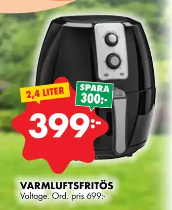 ÖoB VARMLUFTSFRITÖS erbjuda
