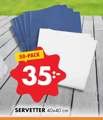 ÖoB SERVETTER erbjuda