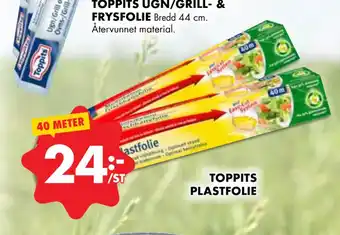 ÖoB TOPPITS PLASTFOLIE erbjuda