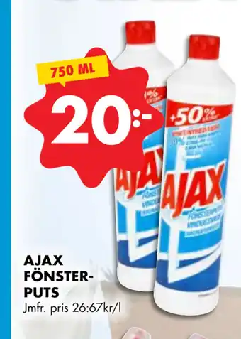 ÖoB AJAX FÖNSTERPUTS erbjuda