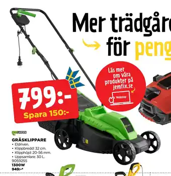 Jem&Fix GRÄSKLIPPARE erbjuda