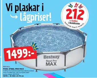 Jem&Fix POOL STEEL PRO MAX erbjuda