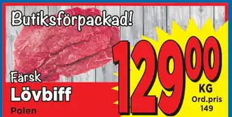 Supergrossen Lövbiff erbjuda