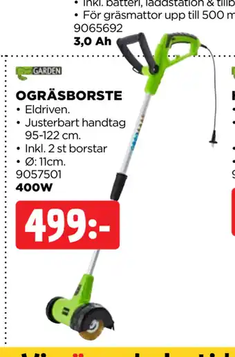 Jem&Fix OGRÄSBORSTE erbjuda