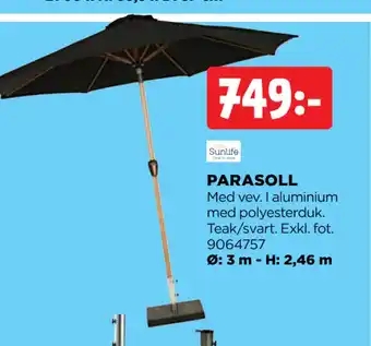 Jem&Fix PARASOLL erbjuda