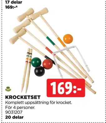 Jem&Fix KROCKETSET erbjuda