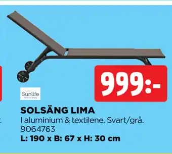 Jem&Fix SOLSÄNG LIMA erbjuda