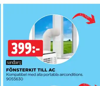 Jem&Fix FÖNSTERKIT TILL AC erbjuda