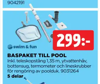 Jem&Fix BASPAKET TILL POOL erbjuda