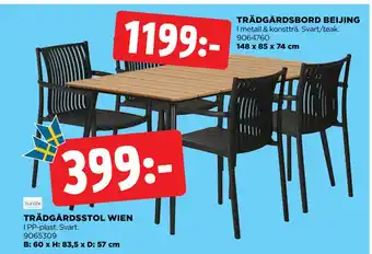 Jem&Fix TRÄDGÅRDSSTOL WIEN erbjuda