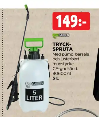 Jem&Fix TRYCKSPRUTA erbjuda