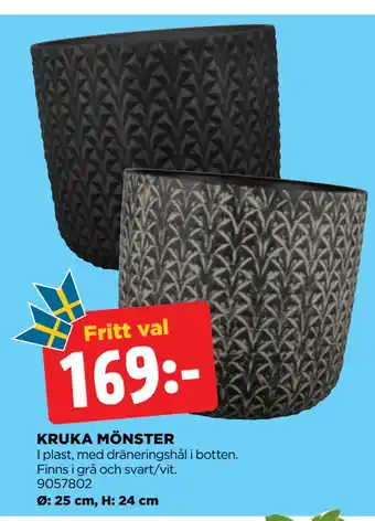 KRUKA MÖNSTER