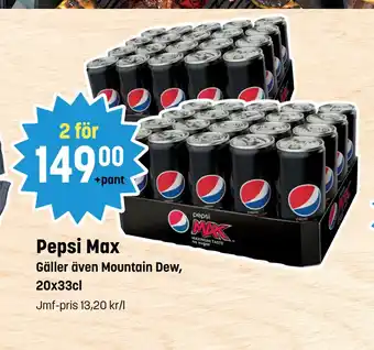 Eurocash Pepsi Max erbjuda